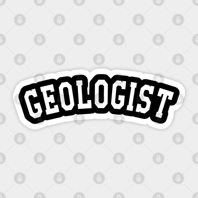 Geologist Sticker by KC Happy Shop